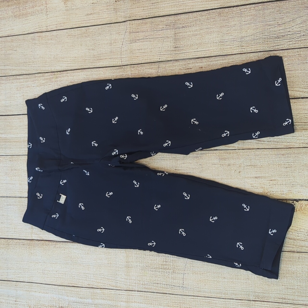 Lulu B pull on Anchor Capris 8 Vacation Resort Nautical